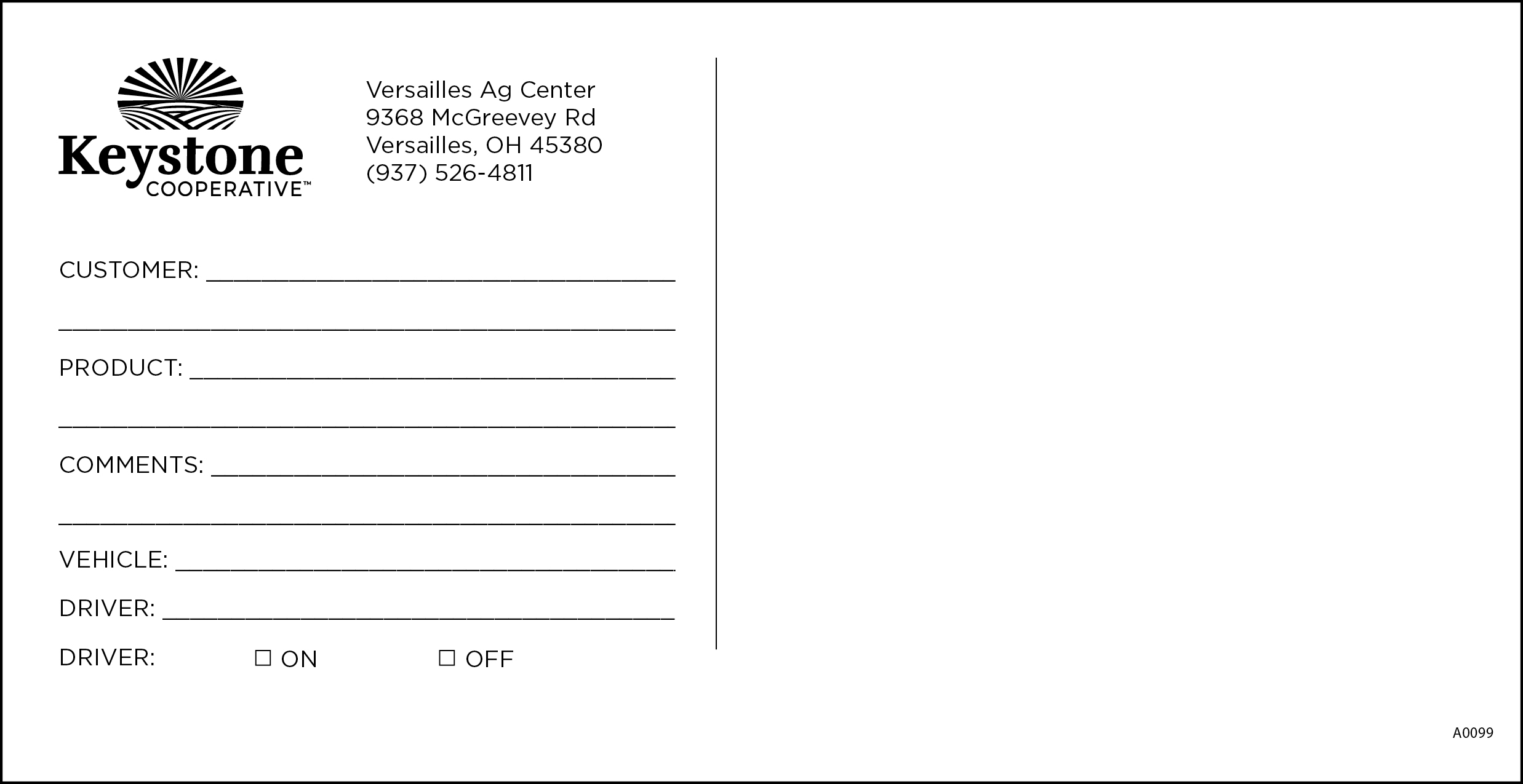 A0099 Scale Ticket-Versailles