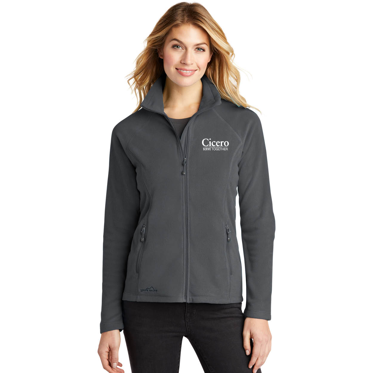 EDDIE BAUER® LADIES FULL-ZIP MICROFLEECE JACKET
