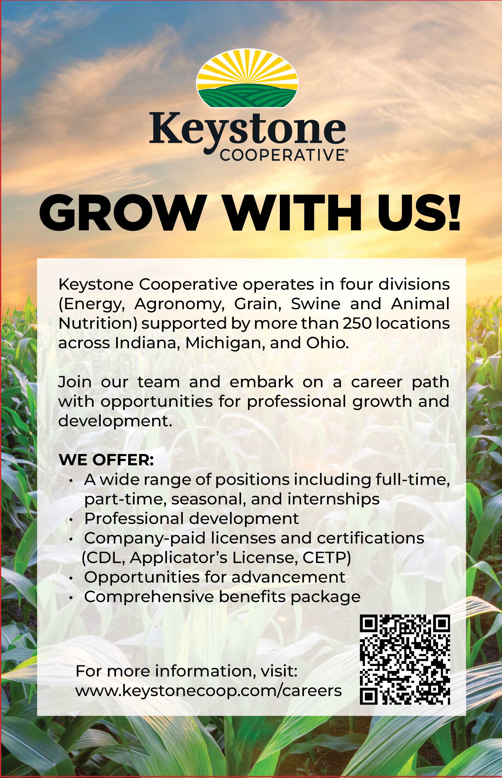 Grow With Us Card