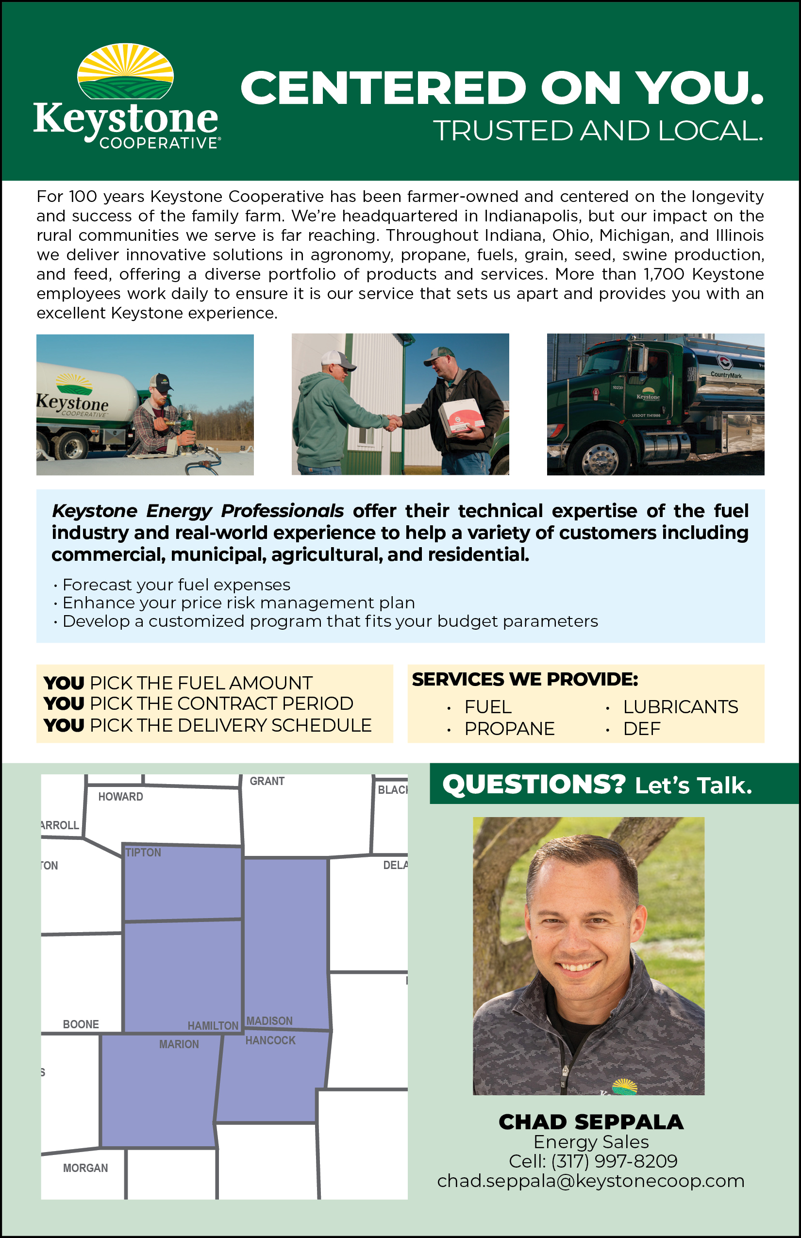 Energy Sales Handout-Chad Seppala