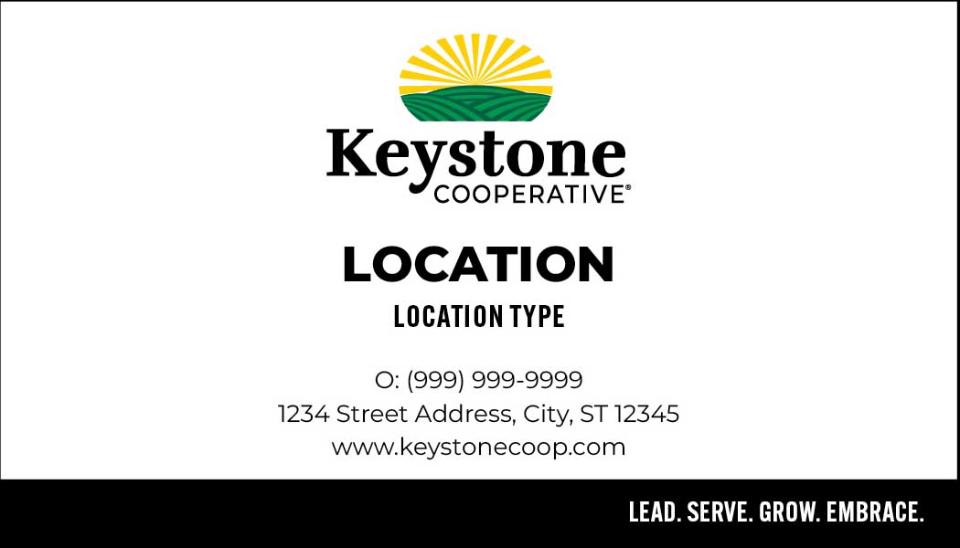 Keystone Location Business Cards