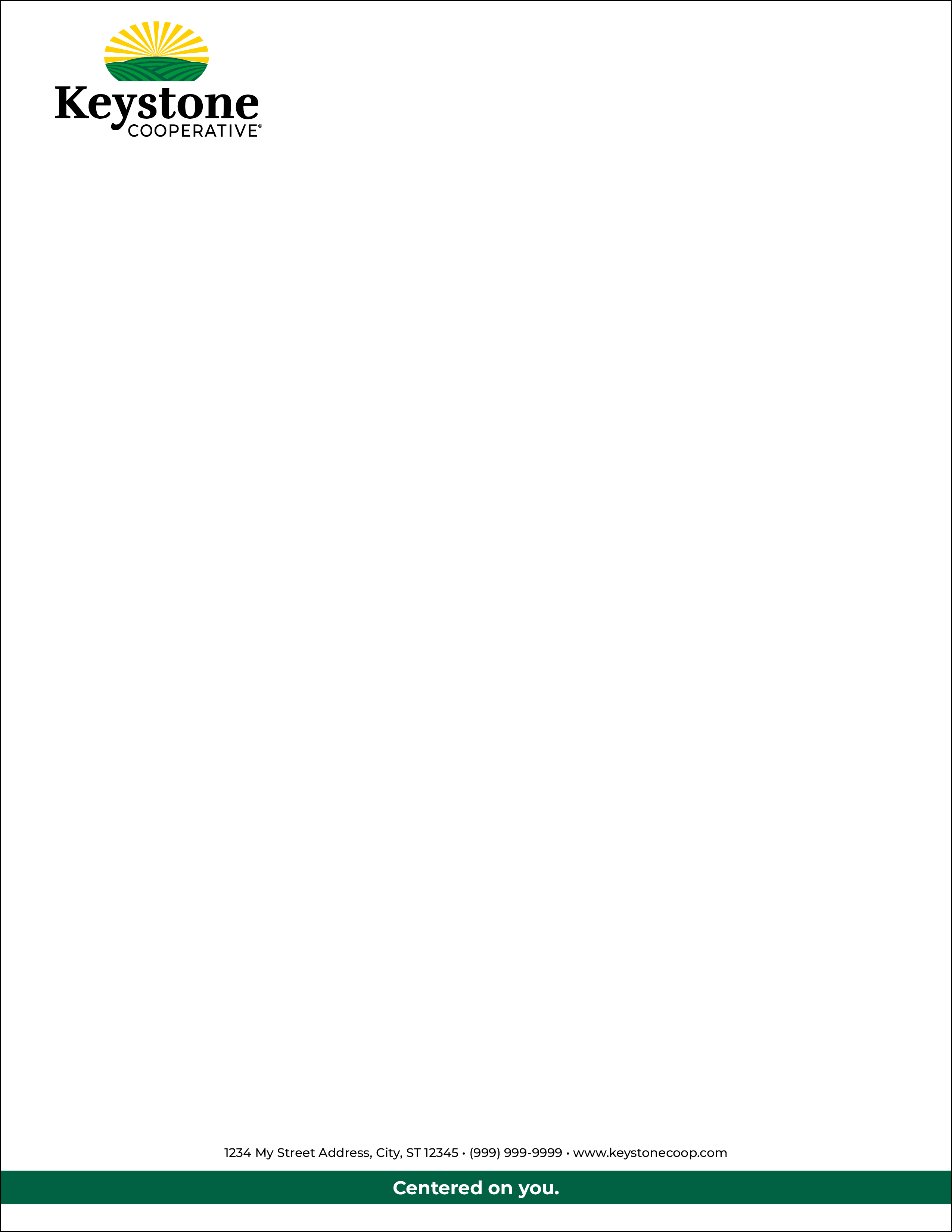  Keystone Letterhead