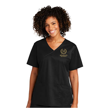 WonderWink® Women’s WorkFlex™ Mock Wrap Top