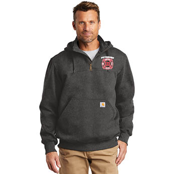 Carhartt ® Rain Defender 1/4 Zip Heavyweight Hooded Sweatshirt