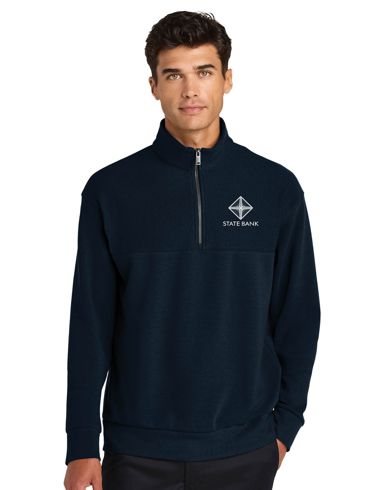 Mercer+Mettle® Linear Texture 1/4-Zip