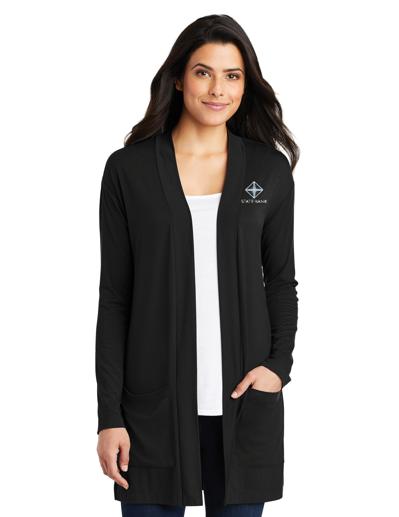 Ladies Concept Long Pocket Cardigan