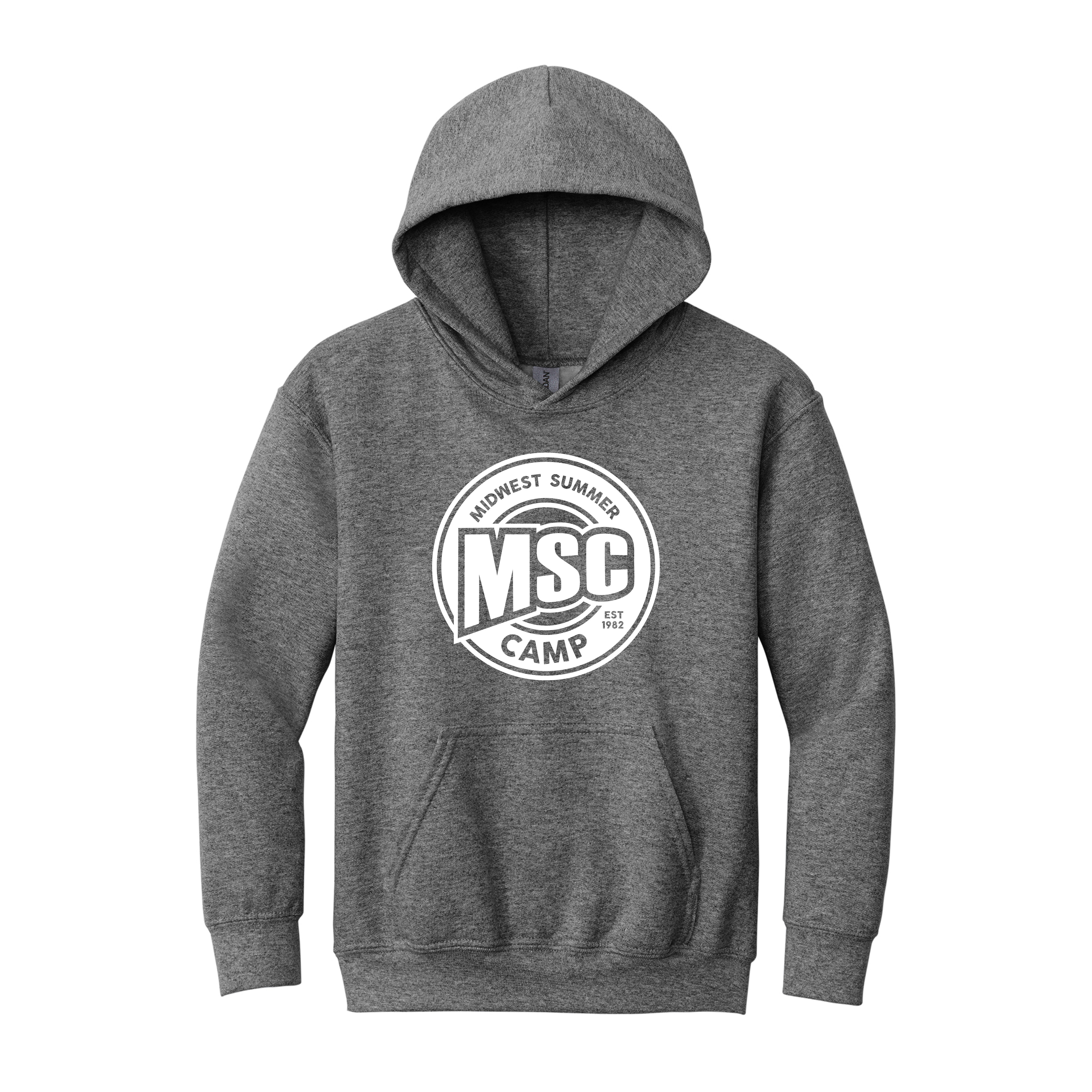 Gildan® Youth Heavy Blend™ Hooded Crewneck Sweatshirt