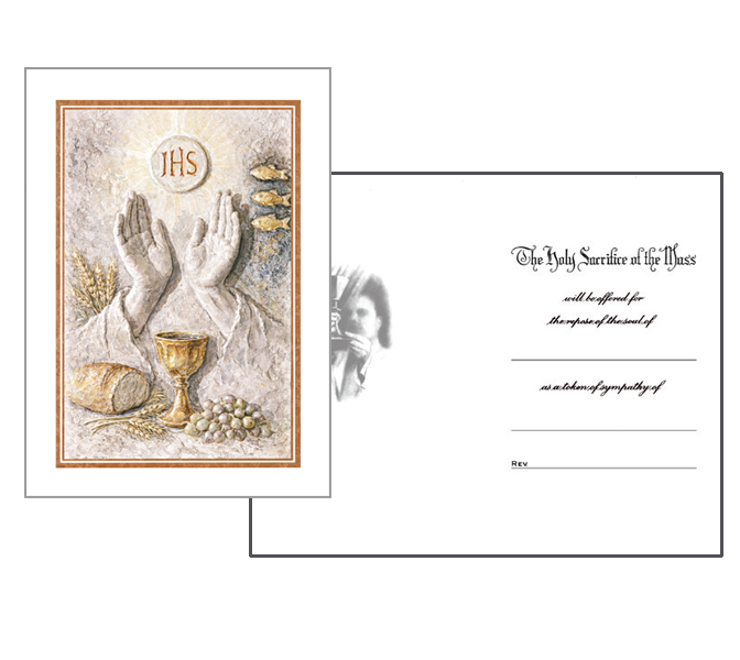 MC 60 Stock Mass Card -  Gift of the Eucharist