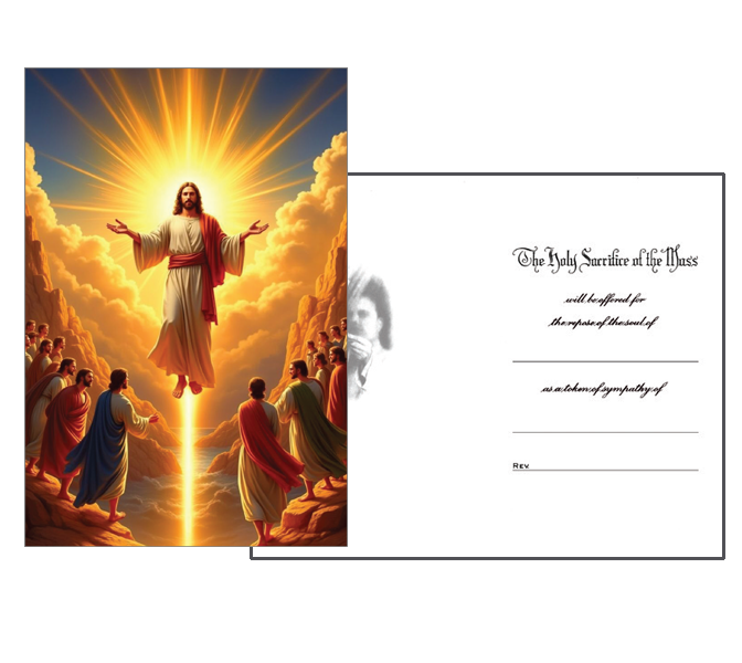 MC 66 Stock Mass Card -  The Glorious Ascension
