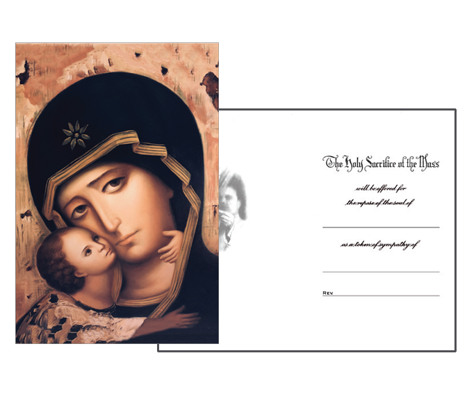 MC 71 Stock Mass Card -  Queen of Heaven