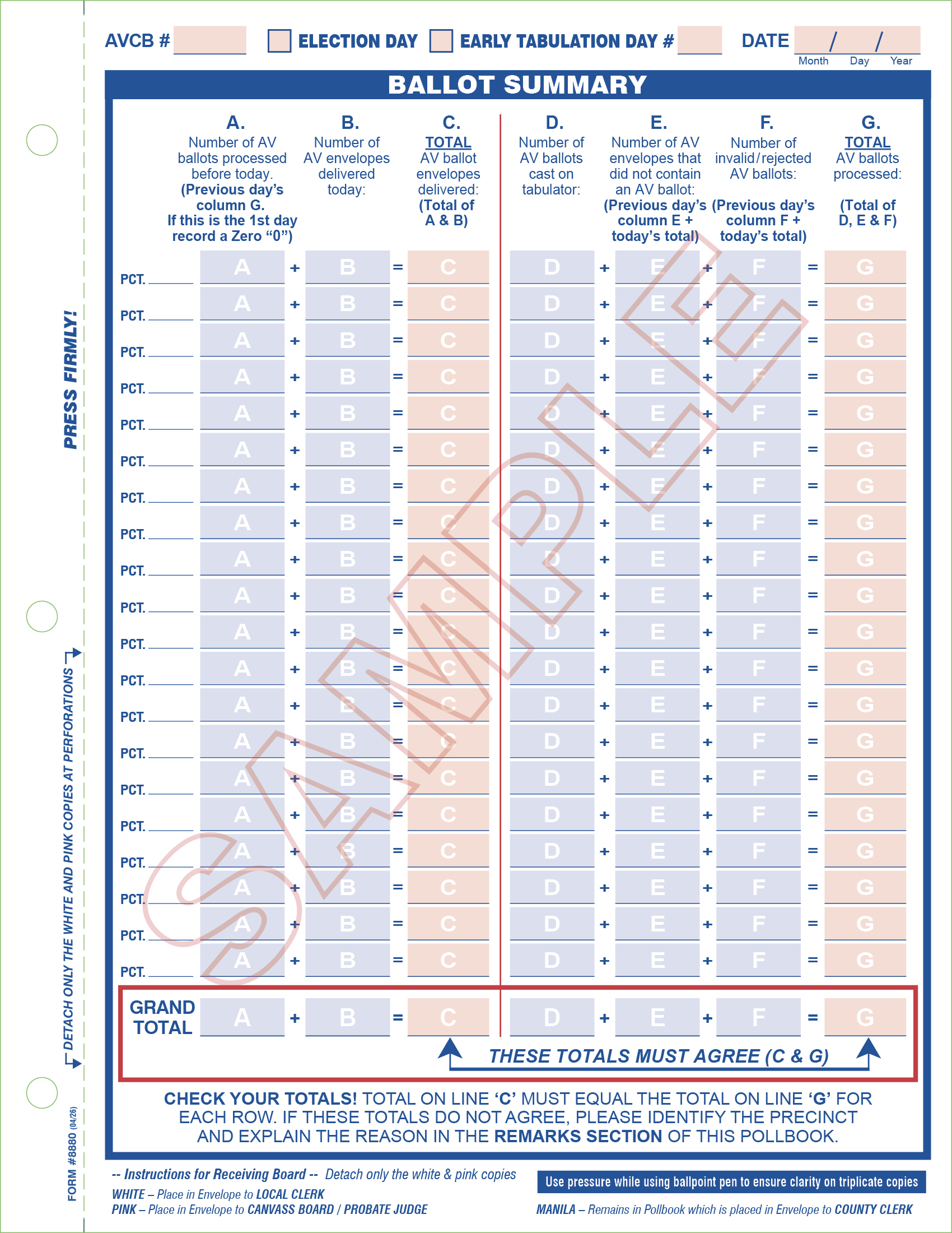 8880 AV Ballot Summary (3-Part) - REVISED 04/2026