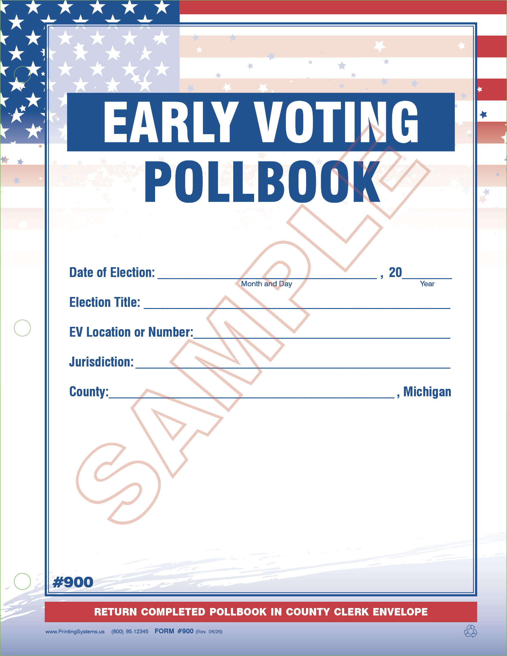 900 Early Voting Poll Book - REVISED 04/2026
