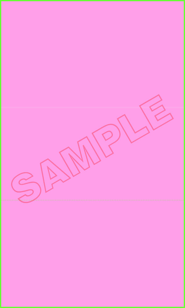 Printing Systems · 860 Blank - Cancellation Notice - 6 x 10 1/2 - Pink
