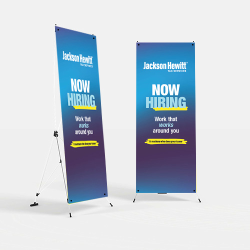 JH X Banner Stand