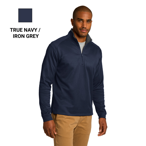 Vertical Texture 1/4 Zip Pullover K805