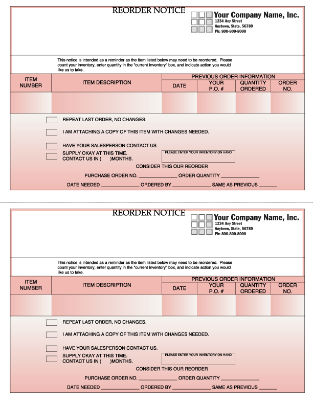 Financial Forms