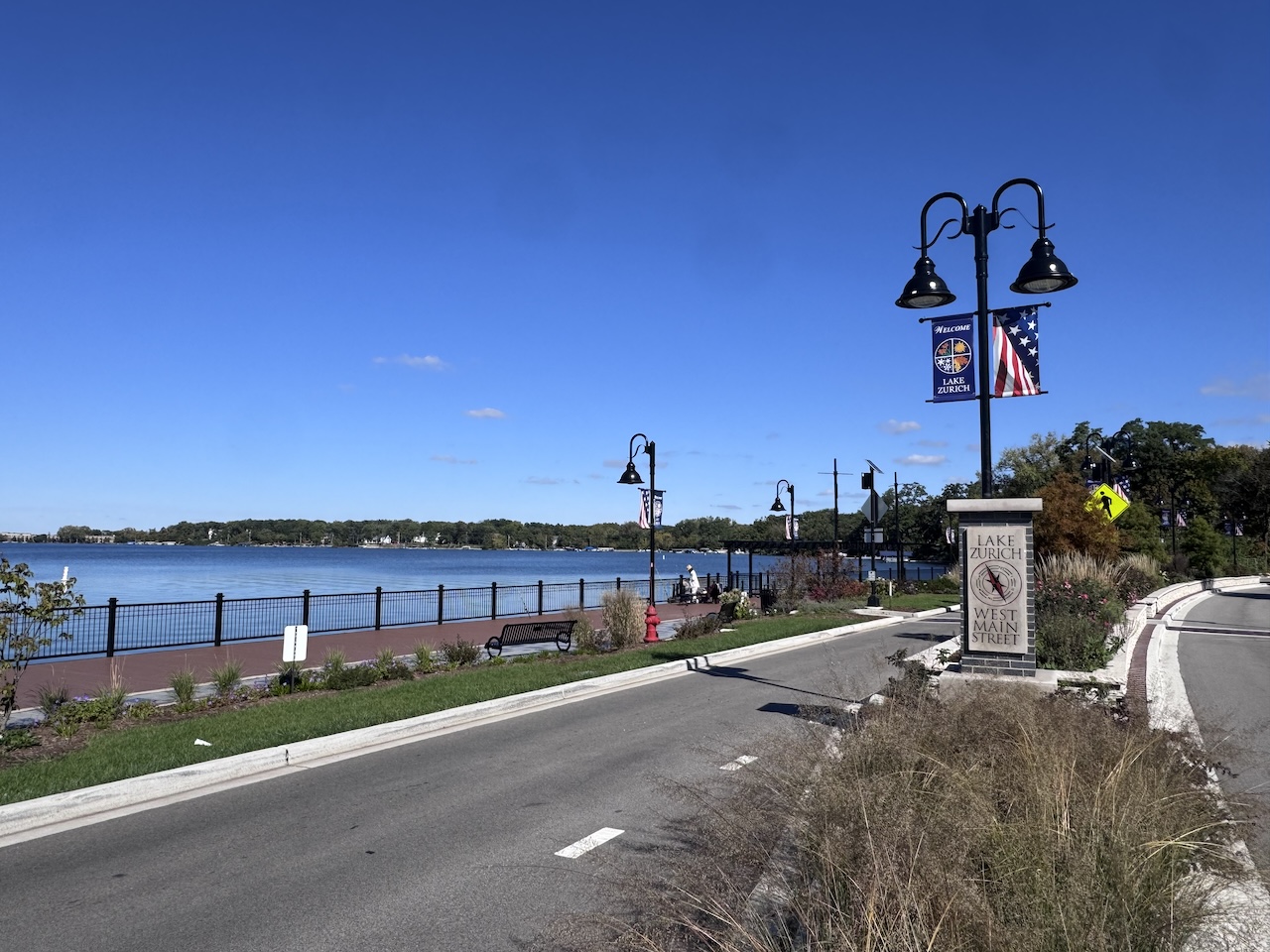 Lake Zurich Illinois Lake Front Walk