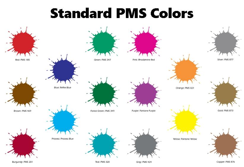 Pms Ink Color Thermographed Business Cards