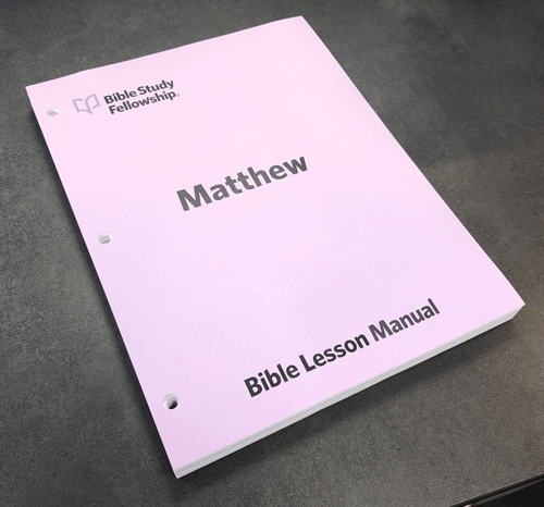 Bible Lesson Manual 3-Hole