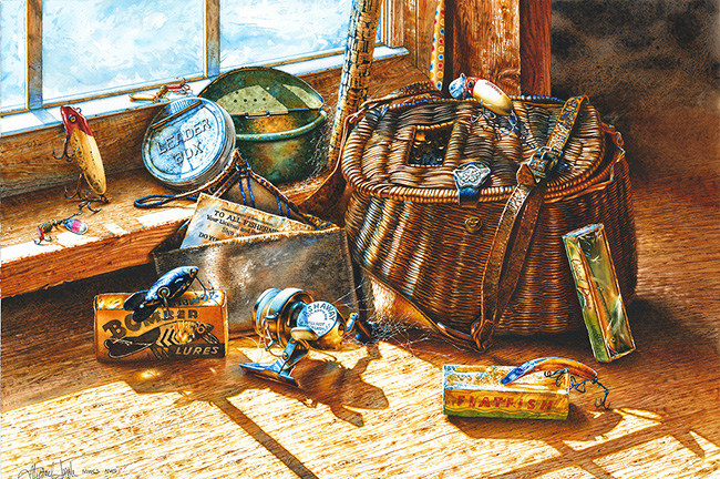 Just Catching Some Rays watercolor print