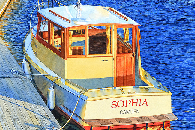Sophia watercolor print