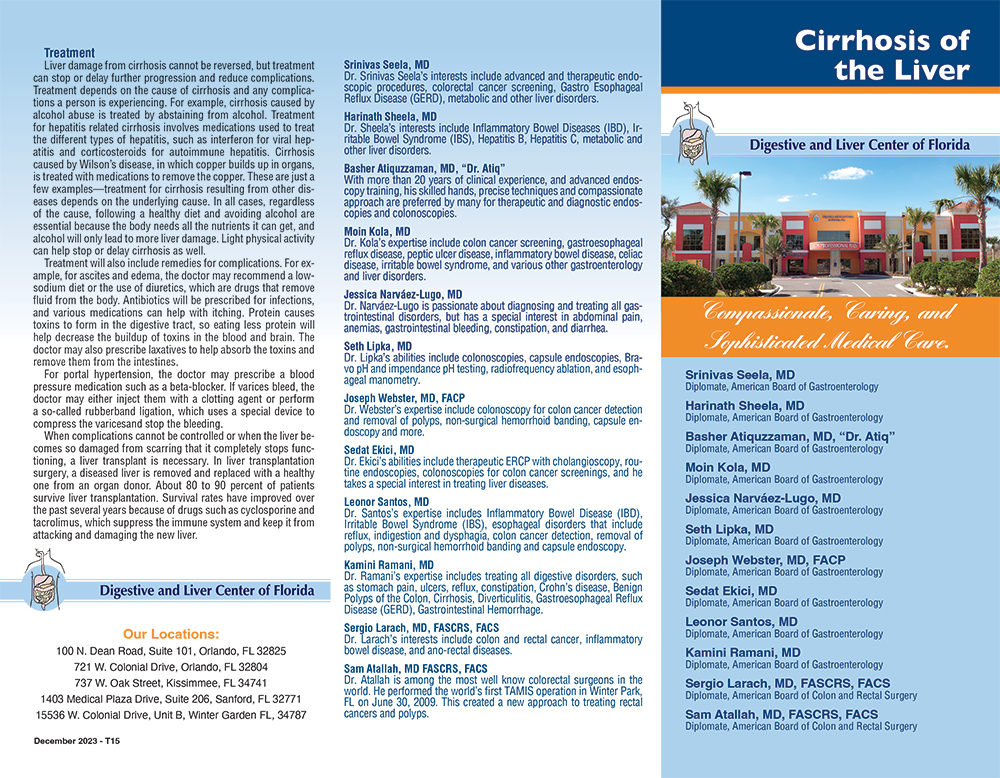 Cirrhosis Brochure - English