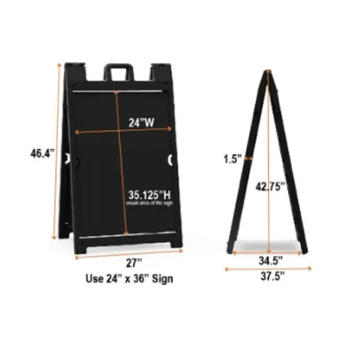 A-Frame Signacade Signs Std