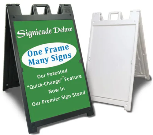 A-Frame Signacade Signs Deluxe