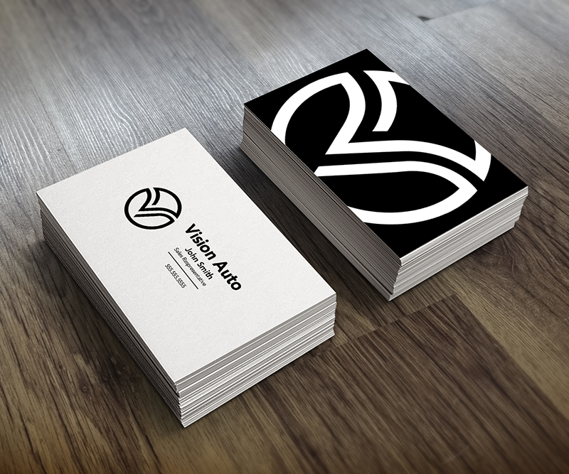Economy Business cards 14pt