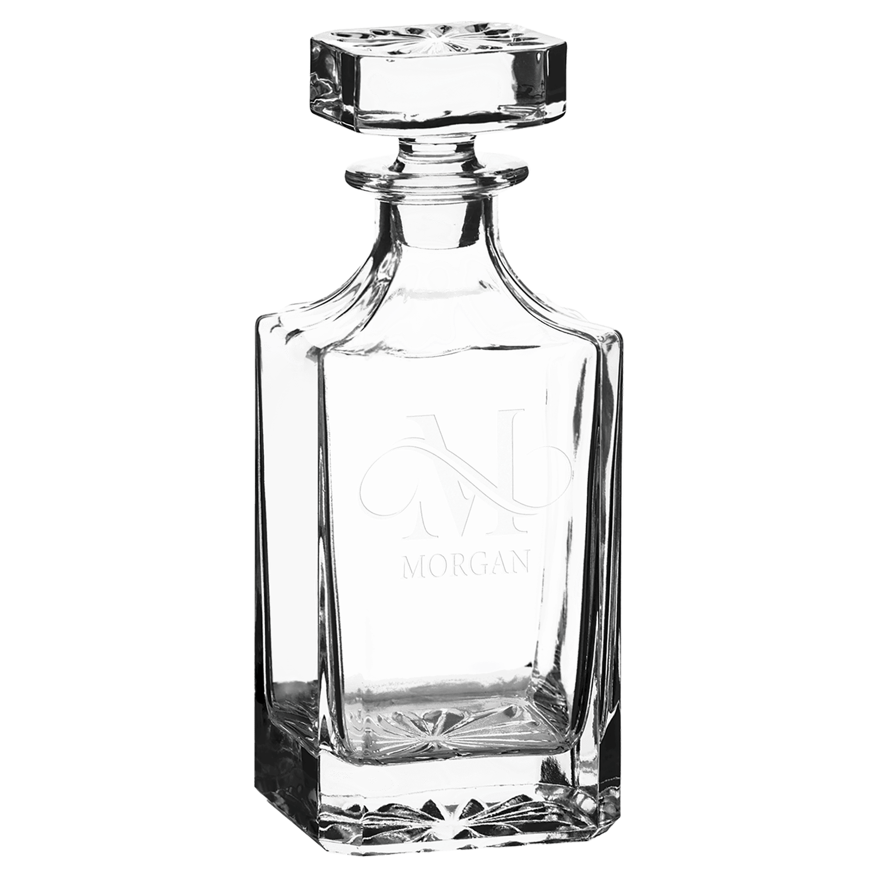 Whiskey - Square Decanter