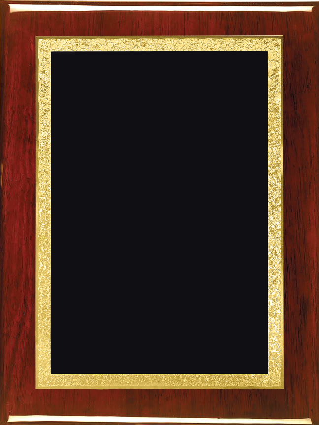 7 x 10 - Black and Gold - Border - RoseWood.png image