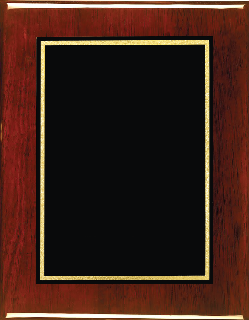7 x 9  5 x 7 plate - Black and Gold - Border - Rosewood.png image