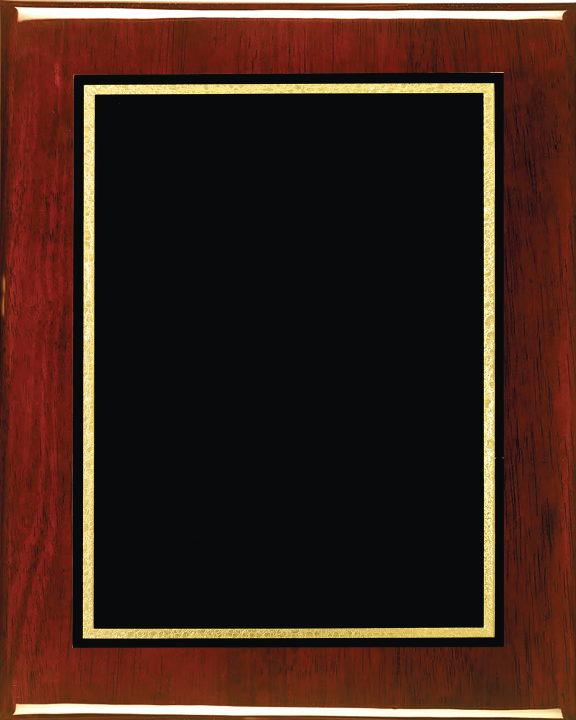 Custom Black and Gold frame Florentine Plate 