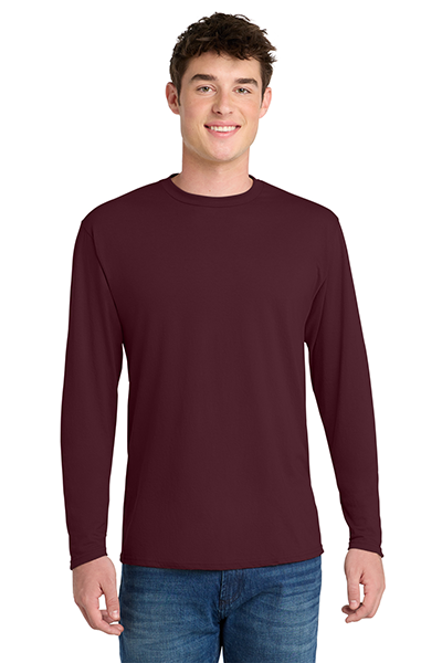 Custom Printed PC381LS Port & Company Long Sleeve Performance Tee