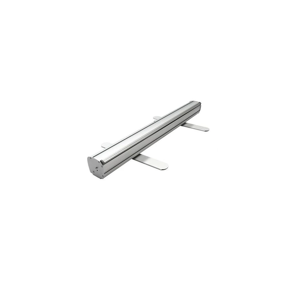 Retractable banner stand hardware