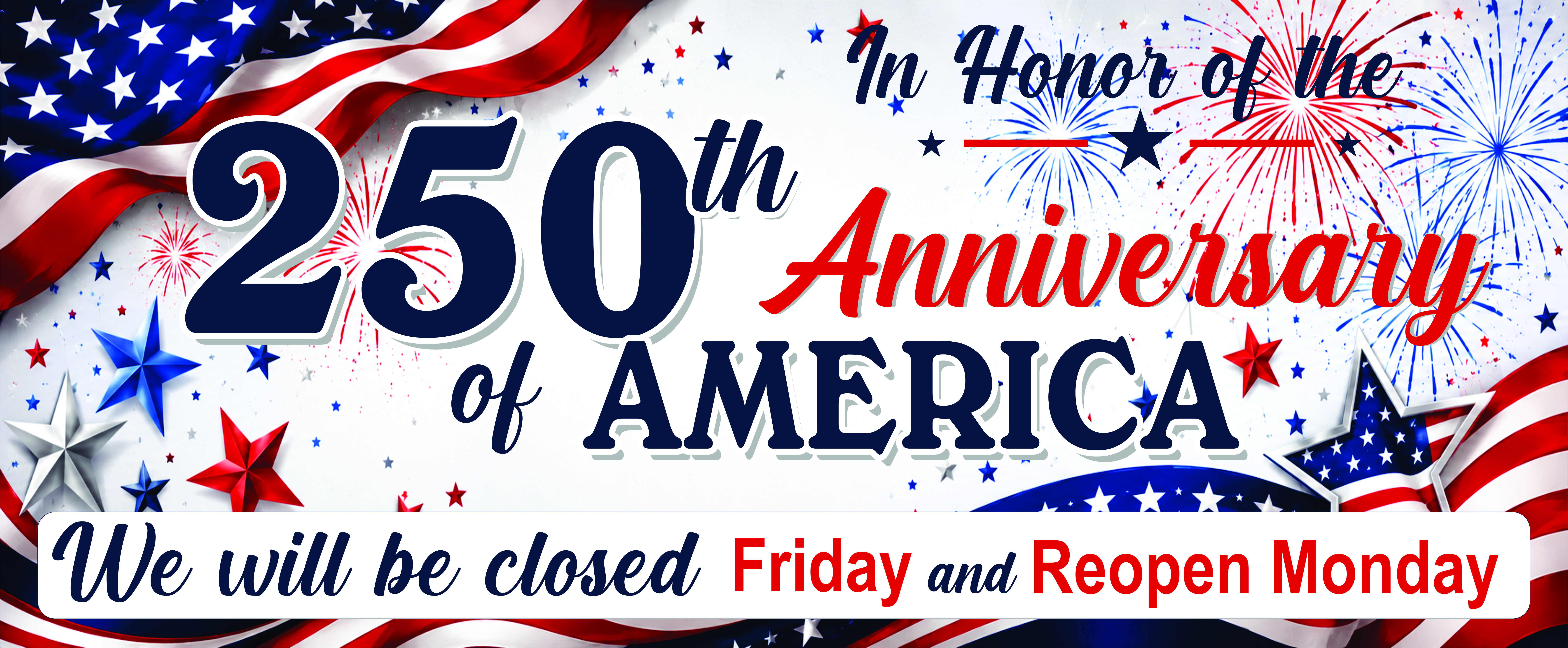 Happy 250th Anniversary America