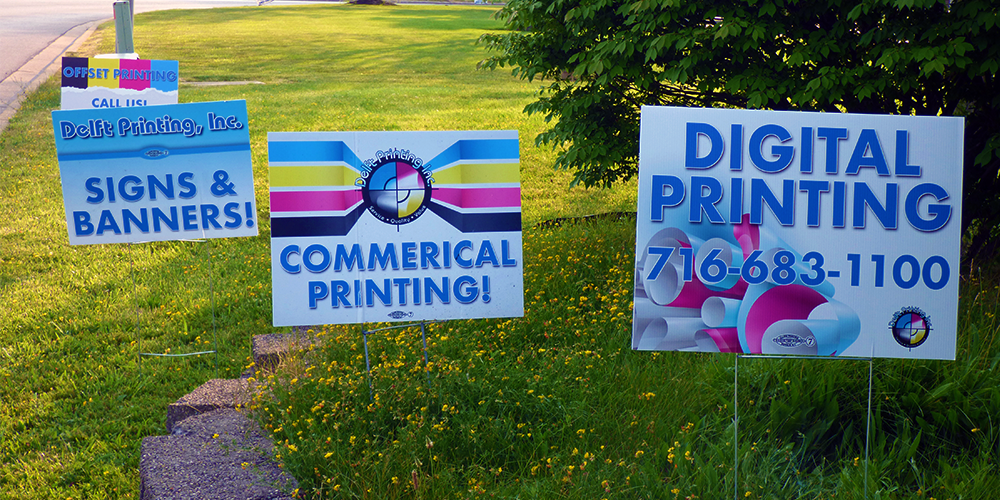 Coroplast Yard Signs By Delft Printing 