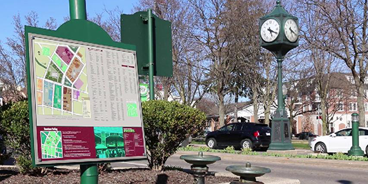 JBond Sign of a Park Map
