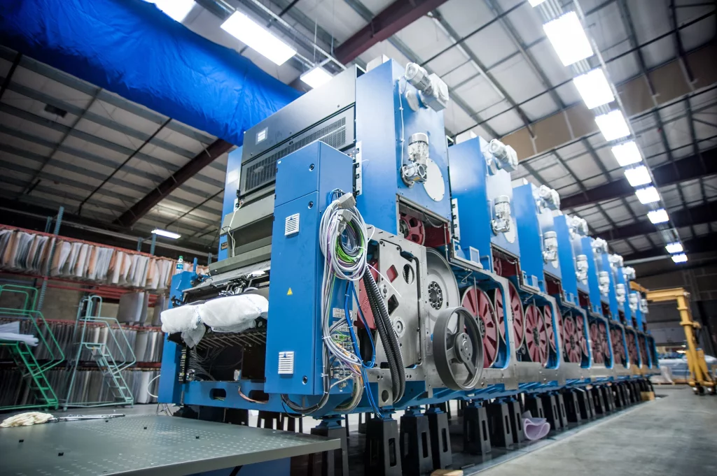 Large format printing press