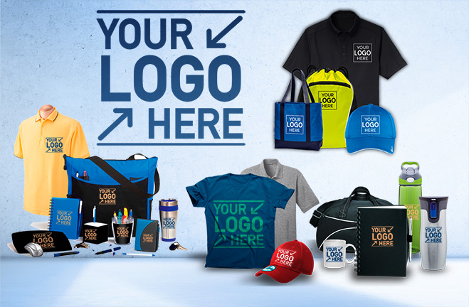 Your logo here - Merchandise branded with your logo
