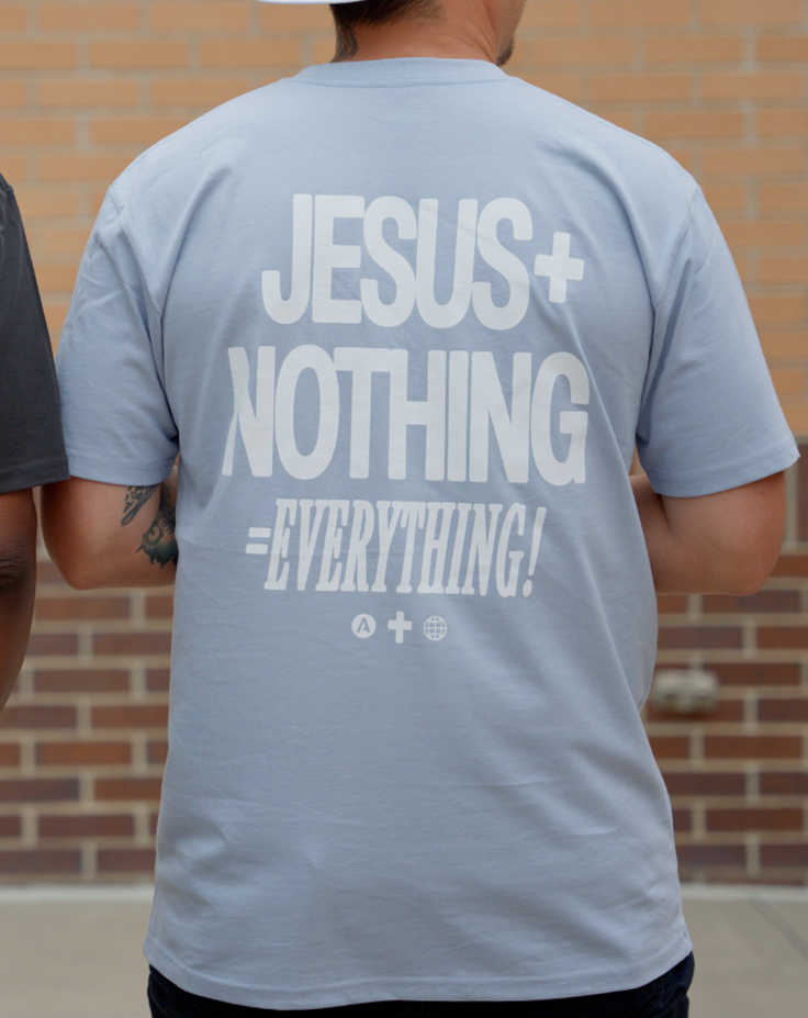 Galatians Powder Blue Tshirt BACK