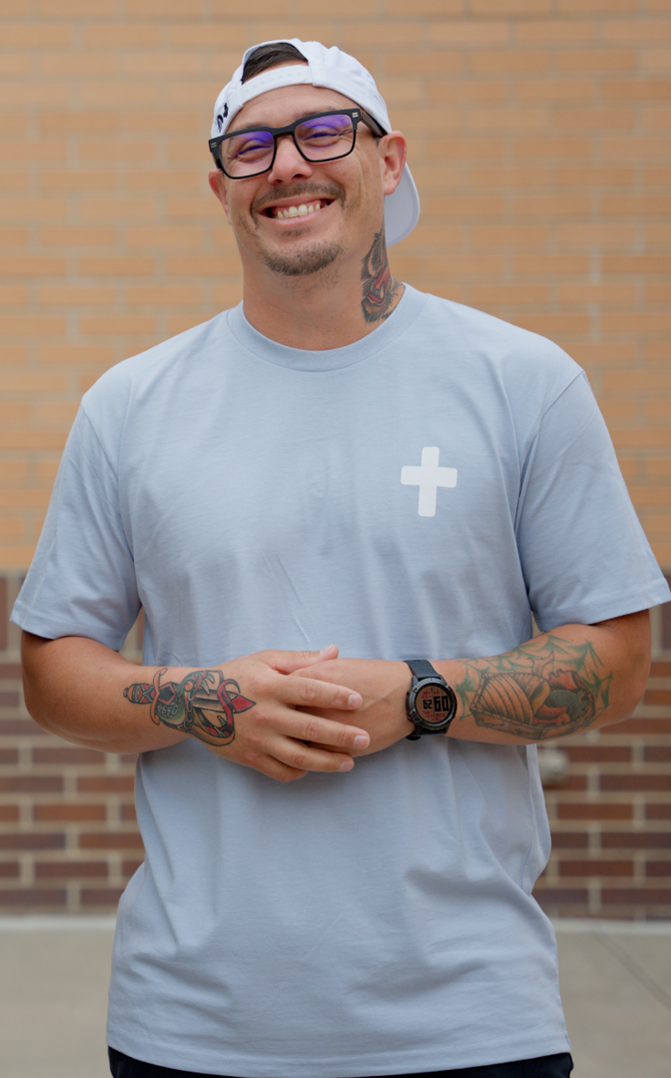 Galatians Powder Blue Tshirt FRONT