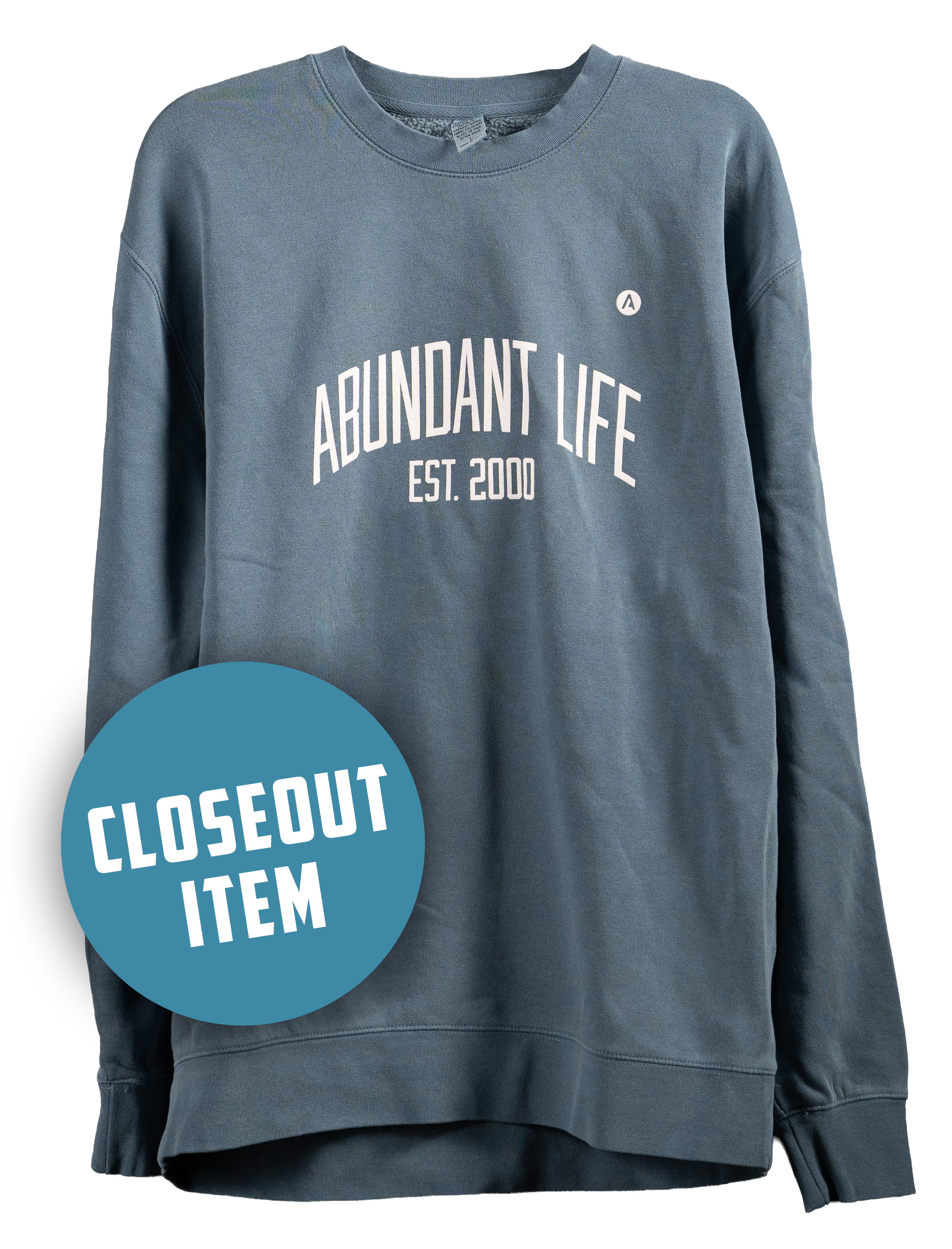 Crewneck Blue Closeout
