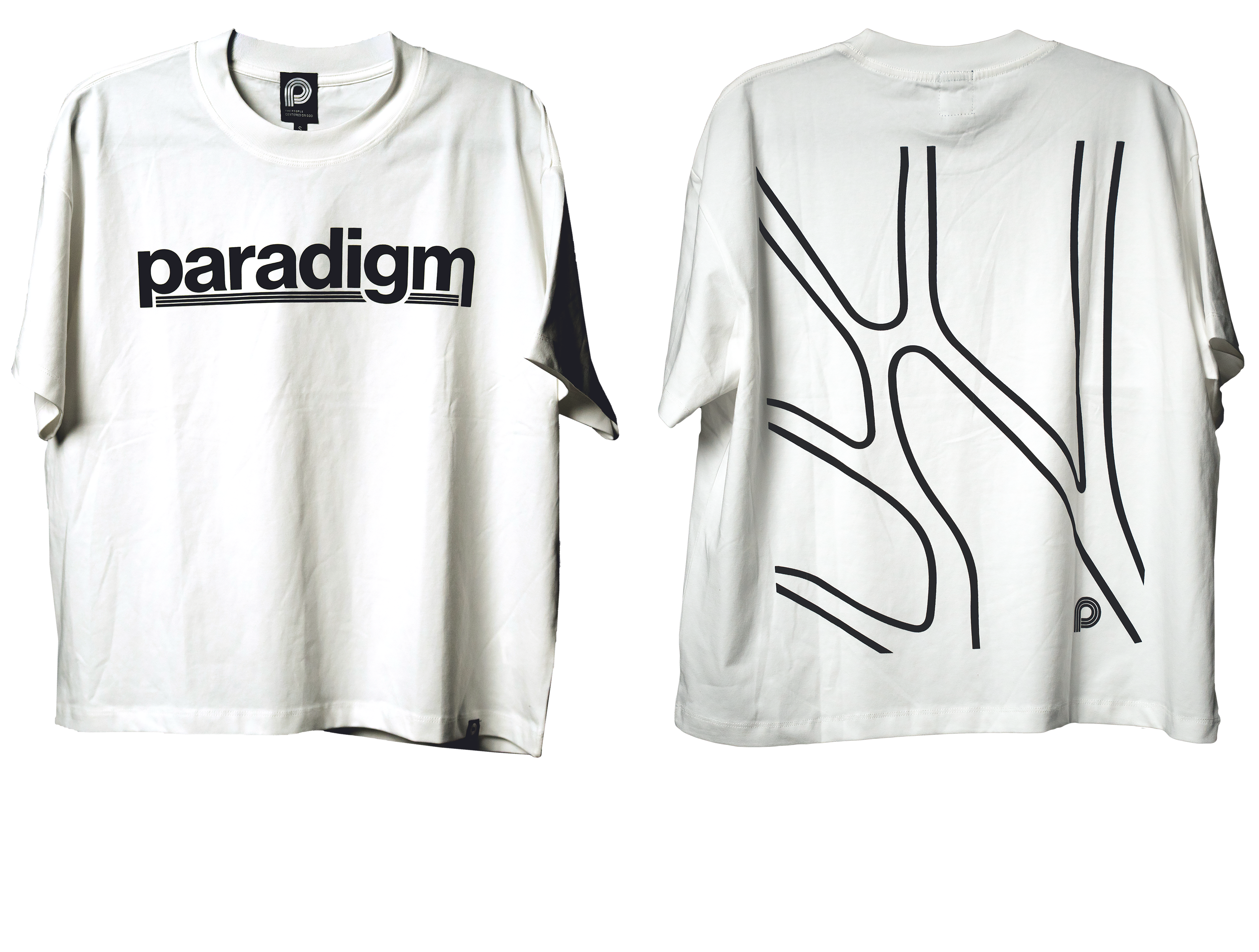 Paradigm White Short Sleeved T-Shirt