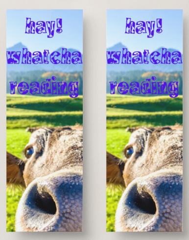 Cowprints by HG - Bookmarks