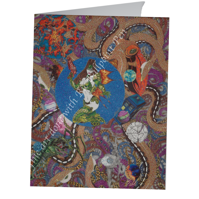 Chaotic Savior Folded Cards