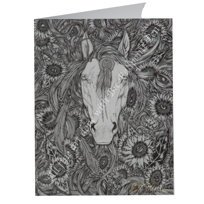 Sunflower Fields Folded Cards