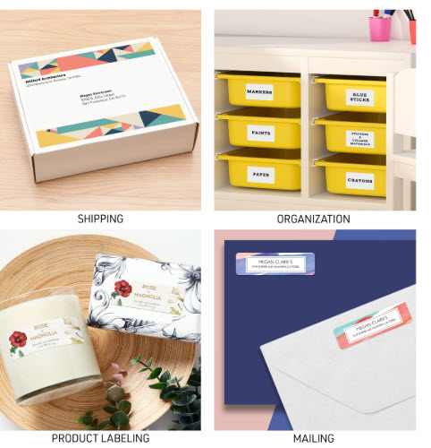 1" x 2-5/8"  Address 