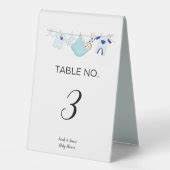 Baby Shower Table Numbers - Tent Card