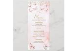 Menu - Baby Shower